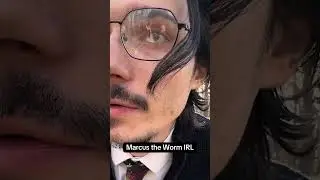 Marcus the Worm IRL is being FOLLOWED #funny #marcus