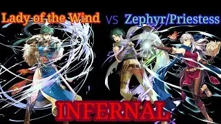 (FEH) L!Lyn with a Fish chokes the Dawn Brigade. Infernal 