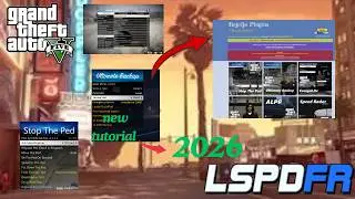 GTA 5 LSPDFR stop the ped,ultimate backup and computerlite installation in 2026 (NEW)