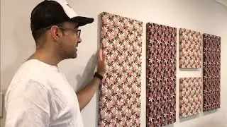 DIY Decorative Frame with Acoustic Sound Absorption