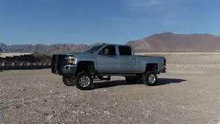 LIFTED 2015 CHEVY SILVERADO 2500HD 6.6 DURAMAX 12 INCH FTS SUSPENSION LIFT