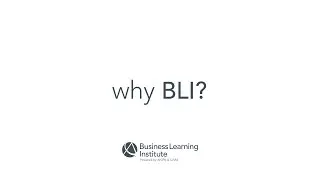 The Business Learning Institute | Why BLI?