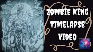 Zombie King Timelapse Drawing Video