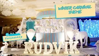 Magical Winter Carnival Theme Decor for a Joyful Celebration❄️🎡✨ #wintertheme #winterwonderland