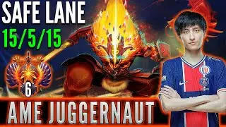 LGD.Ame  [ Juggernaut ]  Safe Lane Carry Pro Gameplay - Dota 2 Full Game