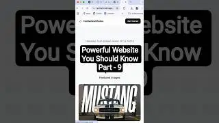 Text Behind Image | Powerful Websites You Should Know Part - 9 
