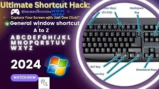 1 General Windows Shortcuts A To Z 🔥🥇Ultimate Shortcut Hack Capture Your Screen with Just One Click!