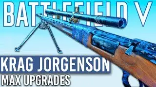 FULLY UPGRADED KRAG Battlefield 5 NEW SNIPER