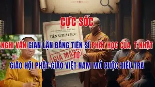 Sốc:Điều Tra Nghi Vấn Gian Lận Bằng Tiến Sĩ Phật Học Của  T Nhật Từ