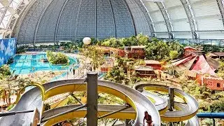 Tropical Islands Resort Inside an Old German Airship Hangar, Krausnick, Germany