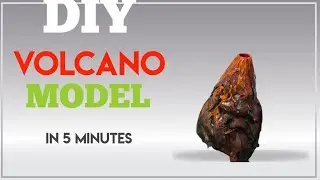 🌋 Volcano Model in 5 Minutes &ndash; Science Project