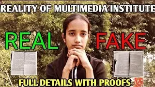 Multimedia Institute Is a Scam?? Full Details With Proof | Contact only on 9569090825