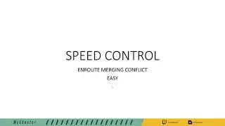 Enroute Speed Control - Merge - Easy