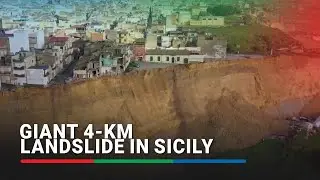 Thousands evacuated as rain triggers huge landslide in Sicily | ABS-CBN News