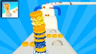 Pancake Run Games All Levels Walkthrough Gameplay iOS,Android
