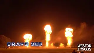 Weston Park Pyro Monkey Fireworks Display - Weston Park model air show 2021