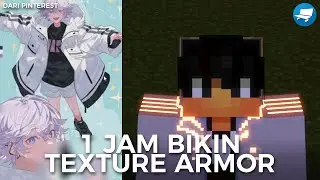 CHALLENGE 1 JAM BIKIN TEXTURE ARMOR DI BLOCKBENCH | DTS 24#
