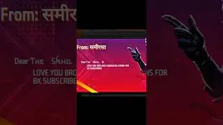 My subscriber gift 🎁 me gentleman by day bundle 😘❤️#viral #freefire