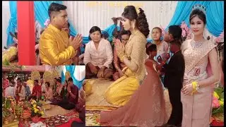 (1)Традиционные приготовления для свадьбы в Камбодже. (1).Preparations for a wedding in Cambodia