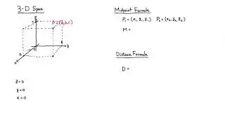 Midpoint & Distance Formulas in 3D