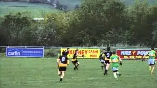 Urney star Johnny Lafferty kicking points