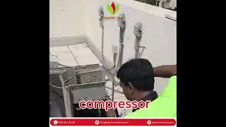Split Duct AC Outdor Compressor Replacement #SplitAC #Compressoredaria #dubai