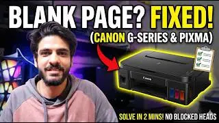 Canon G3000 Black not printing Repair (Software method) #Canonprinter