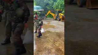 Rescue in progress,collapsed iron bridge (mangan)Sikkim#god bless you￼🙏🙏🙏