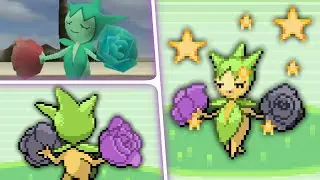 Live! Shiny Roselia in Pok&eacute;mon Ruby after 760 Encounters!