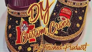 DIY Custom Crocs -The Finished Product 