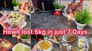 5kg lose weight in just one weak🙊one weak weight lose challenge/ intermittent fasting#vlog g