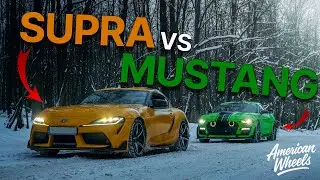 TURBO czy V8? - Supra MK5 vs Mustang GT 5.0 - American Wheels