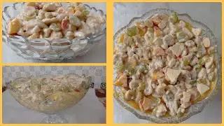 Fruits Triffle and Fruit Chaat Easy Recipe || Areej Studio
