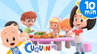 Vegetable + Fruit Song | Cleo & Cuquin | Songs | Kids