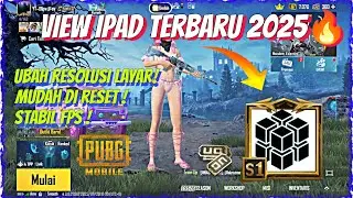 Cara Seting View Ipad PUBGM 4.0 Terbaru 2025 🔥