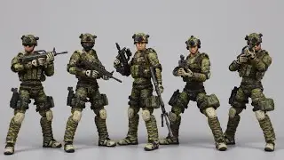 【开盒分享】JOYTOY暗源 PLA陆军作战小队五人组ARMY GROUND FORCE