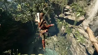 Shadow of the Tomb Raider Lara Croft Highest Cliff Diving Jump