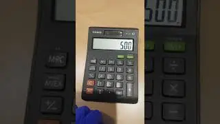 How to Easy calculate percentage discount in the store. Example in video 25% off on 500$.