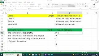 Find the number of characters using LEN function | LEN Function | Text Len Calculation #exceltips