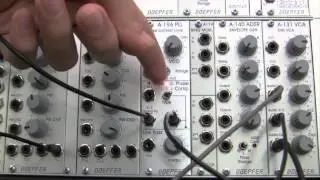 Doepfer A196 PLL- Experiments with the Phase Locked Loop- Low Pass Filter and CV triggering Part One