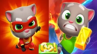 Talking Tom Hero Dash Vs Talking Tom Time Rush - Full Bosses Crystals Recovery Vs Heroes 05 Outfits 