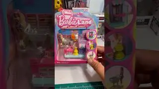 ASMR unboxing Mini Barbie land #asmr #asmrsounds #toys #barbie #collection #mini #minivlog #love