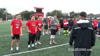 Final Four in Punt Competition | Kohl's Underclassman Challenge