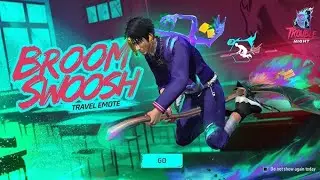 BROOM SWOOSH TRAVEL EMOTE | GARENA FREE FIRE 