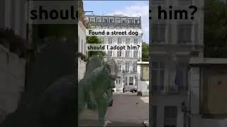 Should I Adopt This Street Dog? #spinosaurus #jp3 #shorts