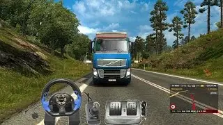 ETS2 CAMINH&Atilde;O EAA,POTENT&Atilde;O ,COM VOLANTE PRO 50 VIAGEM QUASE PERFEITA CONFERE