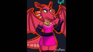 La Dragona, de la pel&iacute;cula de Shrek #music#art#drawing#furry#shrek#dragon#dragongirl