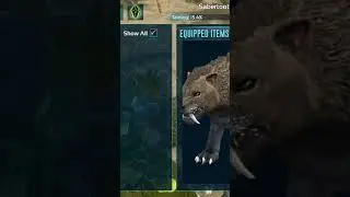 Taming sabertooth in processing #ark survival#shorts