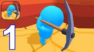 Idle Dig It - Gameplay Walkthrough Part 1 Stickman Idle Digging Miner (iOS, Android)