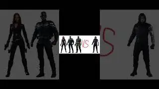 Black Widow, Captain America and Falcon VS The Winter Soldier (2014)